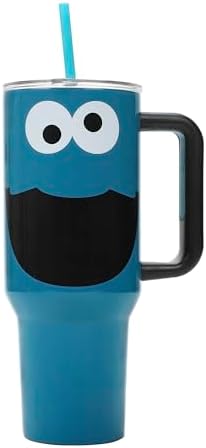 Bioworld Hello Kitty - Vaso de acero inoxidable de 40 onzas con man...