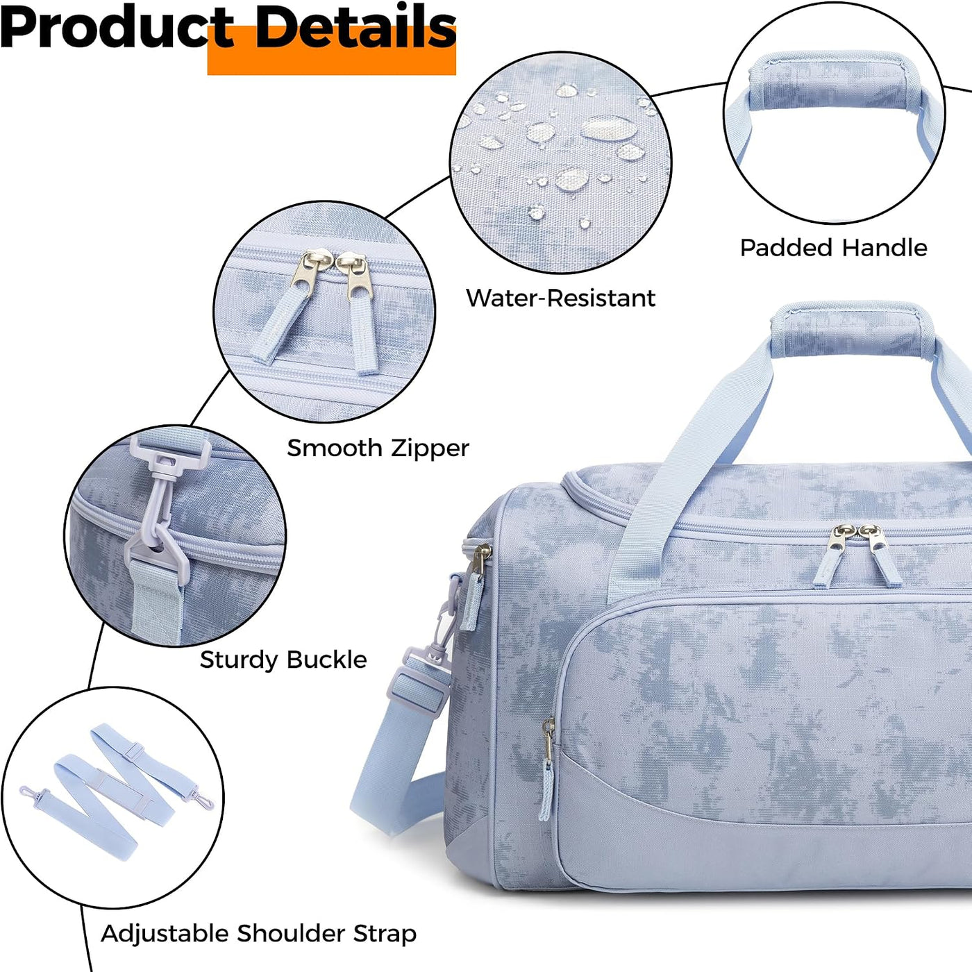 Bolsa de gimnasio para hombres y mujeres