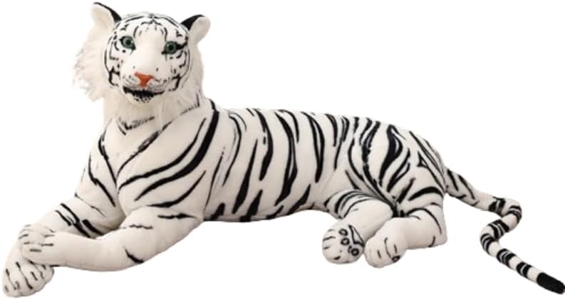 DHXSTSM Animal de peluche grande de tigre blanco - Gran juguete de...