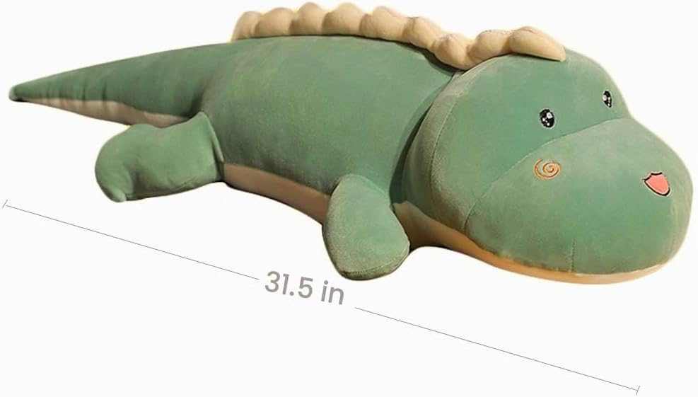 sofipal Almohada de peluche de dinosaurio, linda muñeca de dinosaur...