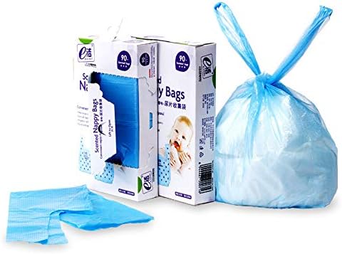 Dergik Bolsa de pañales desechable para bebé, los sacos de pañales...