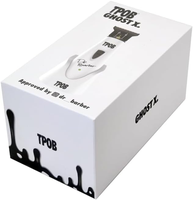 TPOB Ghost X Cortadora de barba y cortapelos para hombres, cortapel...