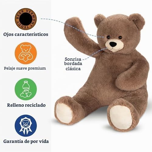 Vermont Teddy Bear Peluche de oso de peluche gigante de 4 pies | US...