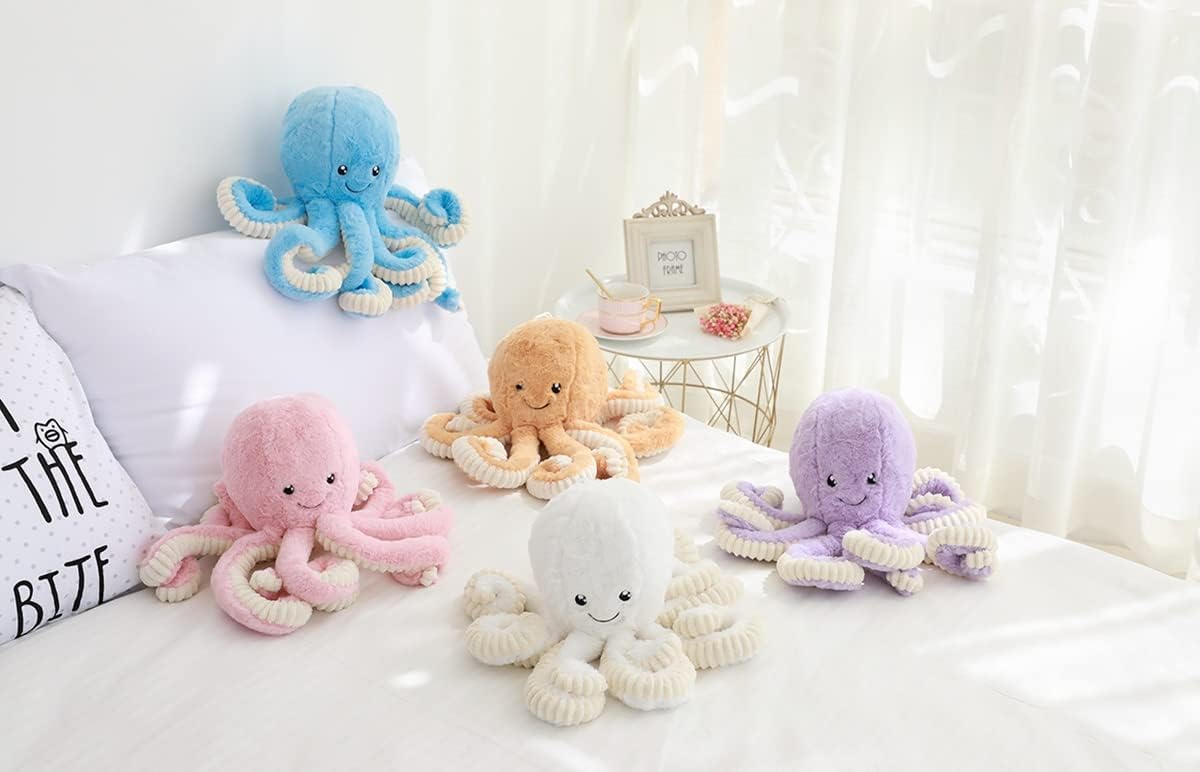 TONGSONG - Animales de peluche de pulpo de dibujos animados lindos,...