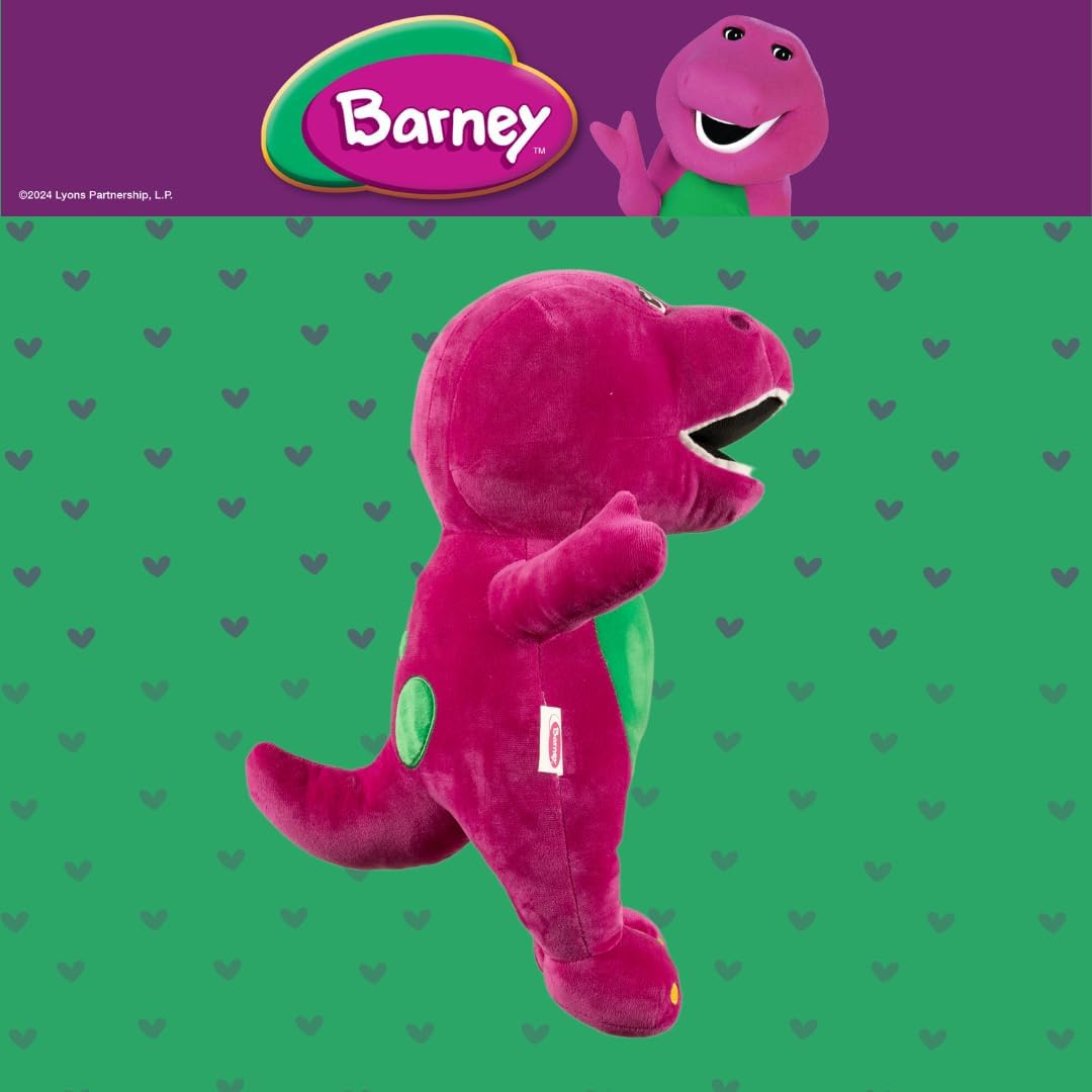 Collectibles Barney Classic Bedding - Almohada decorativa de felpa...