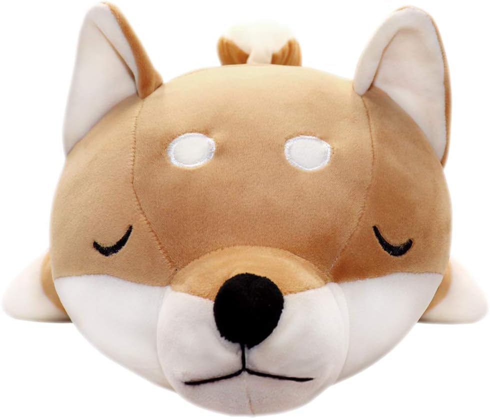 Peluche Shiba Inu de 30 pulgadas, animales de peluche gigantes para...