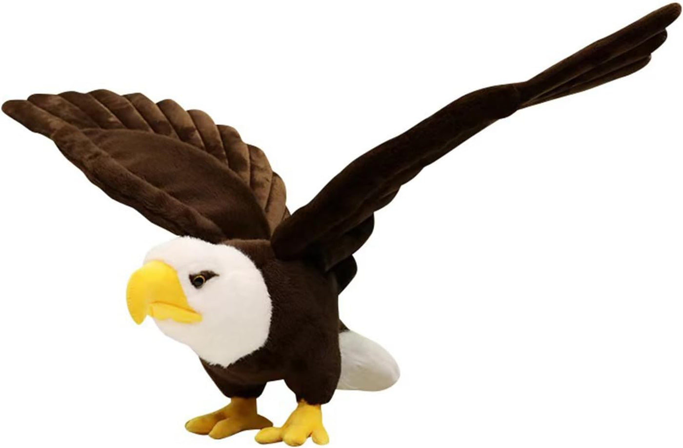 ZWLCWYBDBD Adorable peluche de águila calva, animal de peluche de 2...