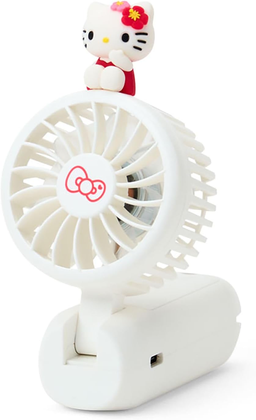 Sanrio 788252 Handy Fan Hello Kitty Blanco