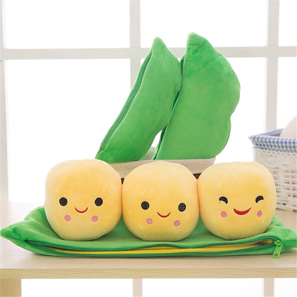 AOQI Peluche Gigante de Guisantes en una Vaina Juguete de Peluche A...