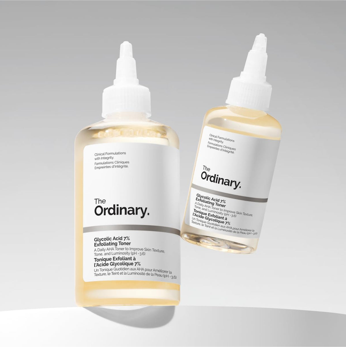 The Ordinary Tónico Exfoliante 7% Ácido Glicólico Tamaño: 3.4 Fl Oz (Pack of 2)