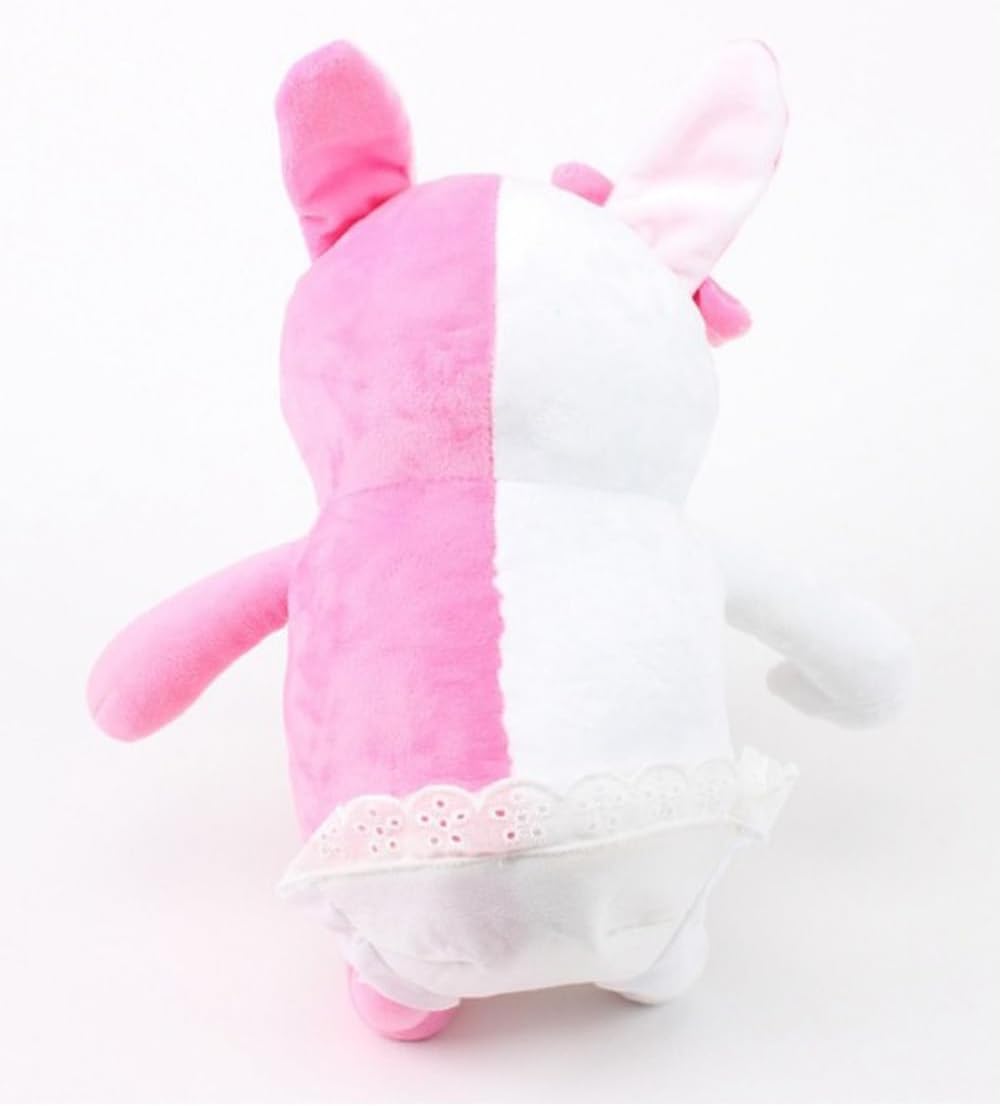Werycos Juguete de peluche de anime de conejo blanco rosa de 13.77...