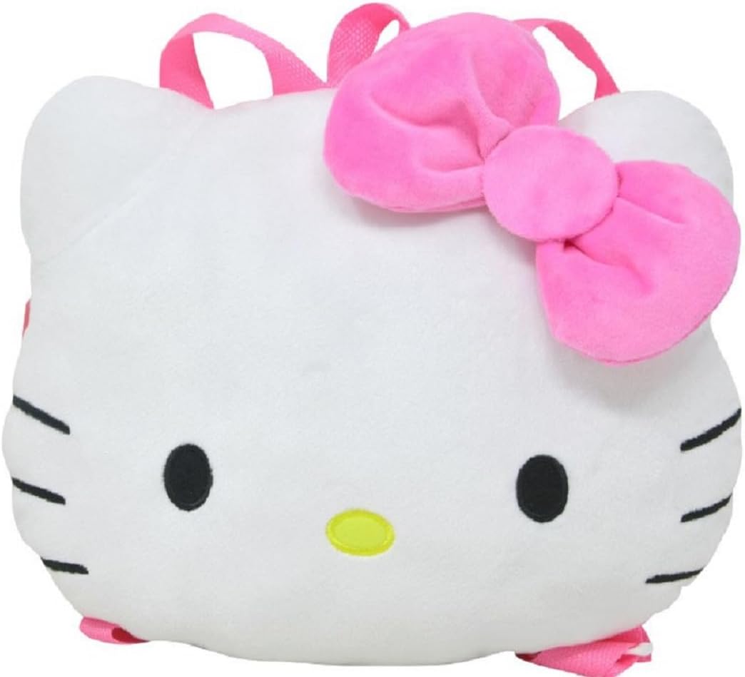 Fast Forward Mochila de felpa con forma de cabeza de Hello Kitty de...