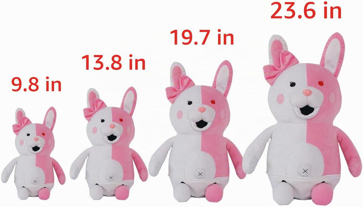 Werycos 9.8 in \/ 9.84 pulgadas conejo rosa blanco peluche anime pe...