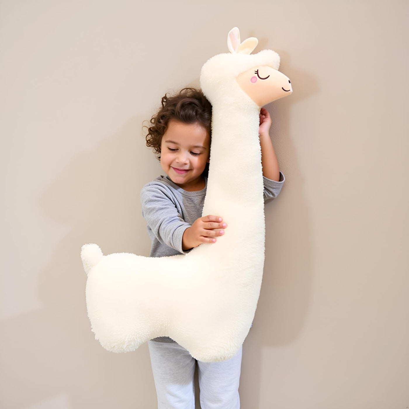 Ryttir Peluche de llama grande de 29.5 pulgadas, 15% Chubbier, almo...
