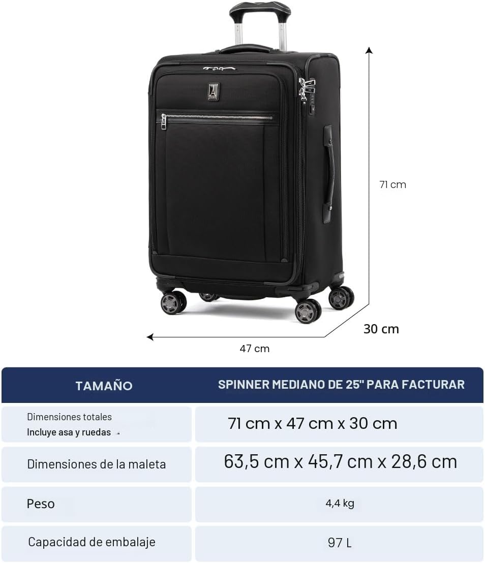 Travelpro Platinum Elite-Softside - Maletas expansible con ruedas g...