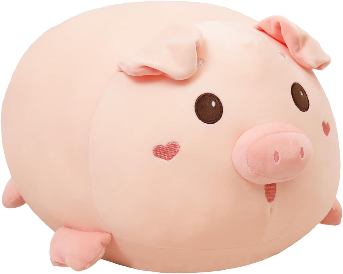 YESGIRL Almohada de cerdo de peluche súper suave de 20.5 pulgadas,...