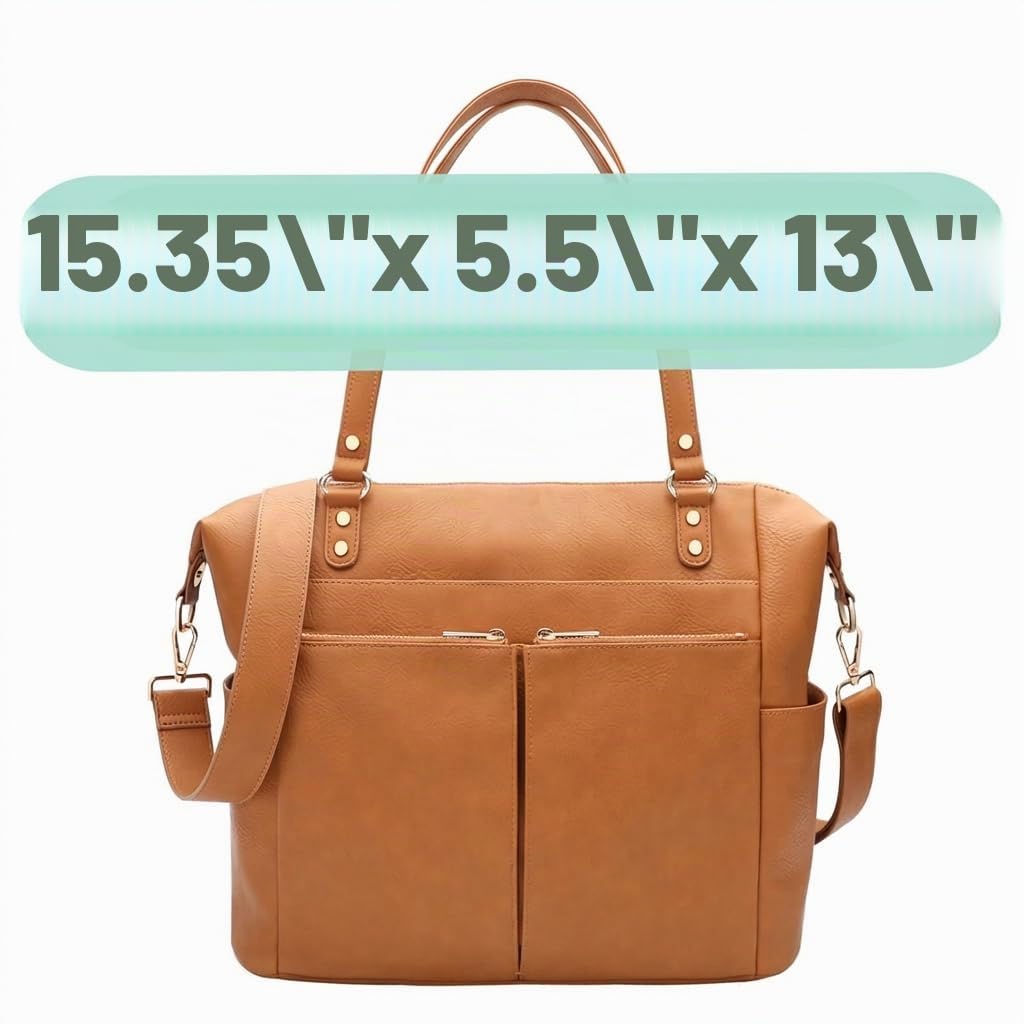 MOMINSIDE Bolsa de pañales Tote Convertible Bolsa de pañales Mochil...