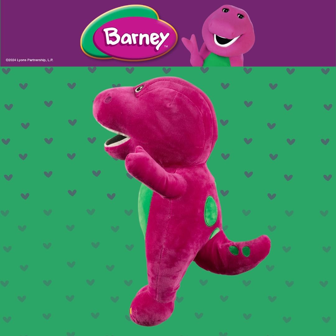 Collectibles Barney Classic Bedding - Almohada decorativa de felpa...