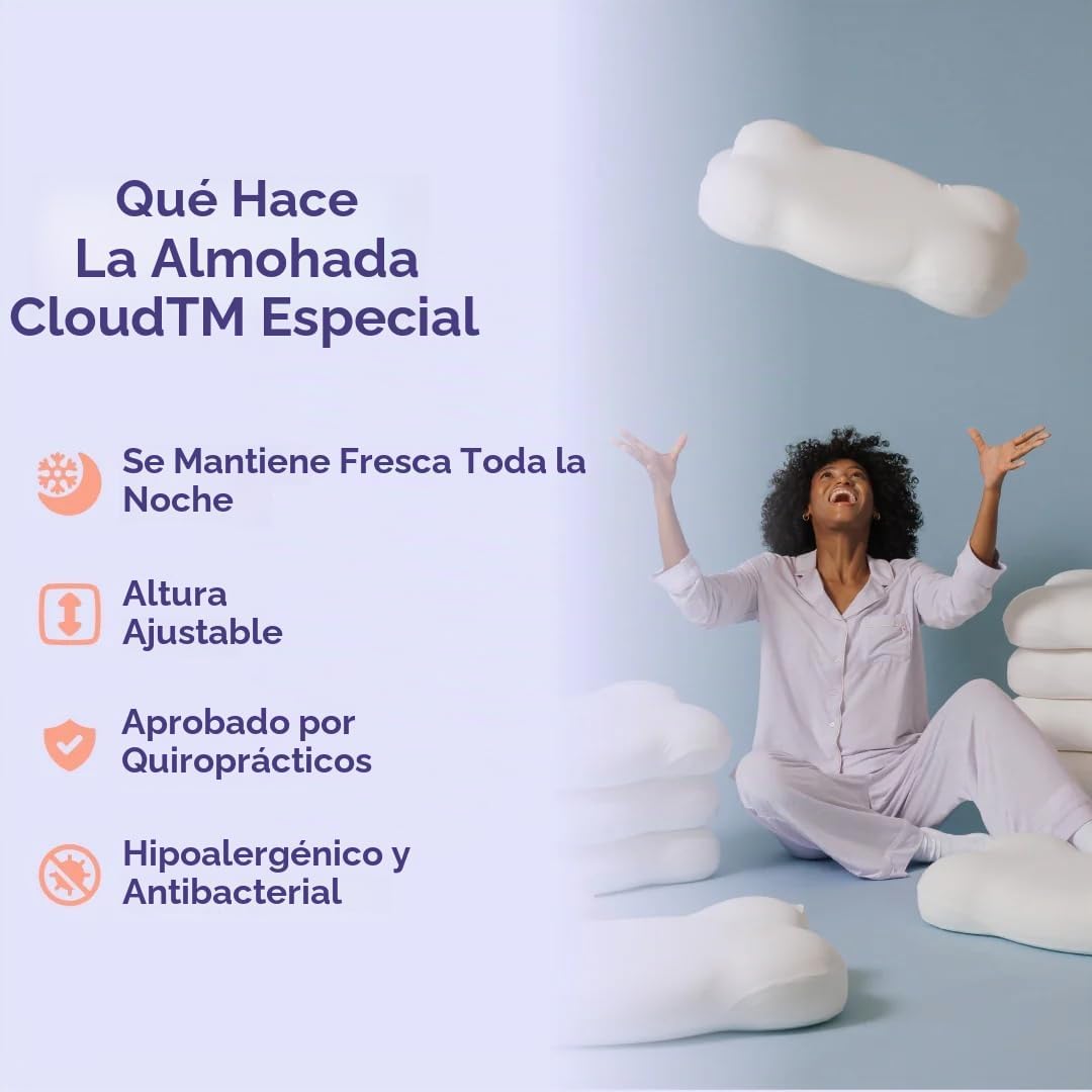 Mellow Almohada Cloud Alignment \u2013 Soporte ergonómico para alin...