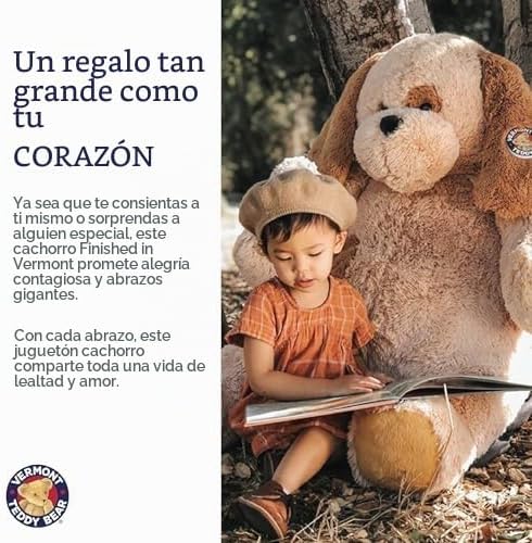 Vermont Teddy Bear Peluche gigante para perros de 4 pies | USA Bear...