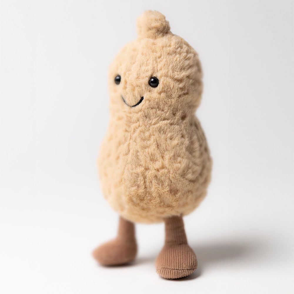 Jellycat Amuseables - Juguete de peluche de maní, 6 pulgadas, peluc...