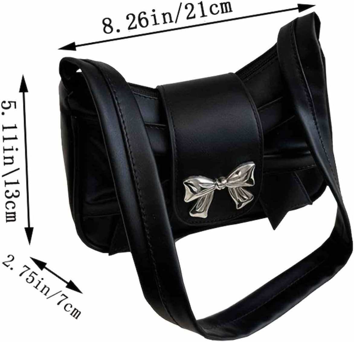 Bolso de hombro para mujer, bolso con lazo para mujer, pequeños y b...
