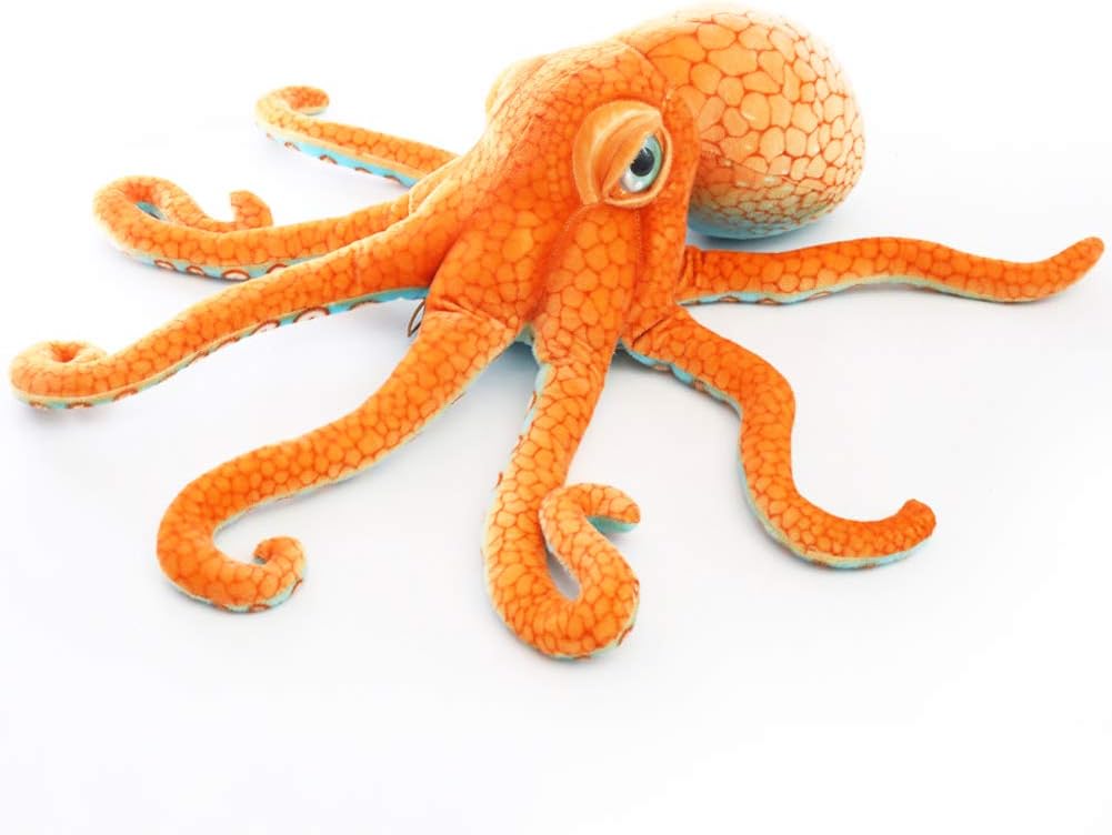 ERDAO Peluche realista de pulpo, juguete gigante de animales marino...