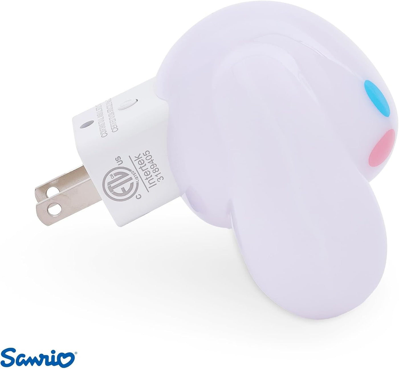 Ukonic Sanrio Cinnamoroll Luz Nocturna Enchufable con Cara, Luz LED...