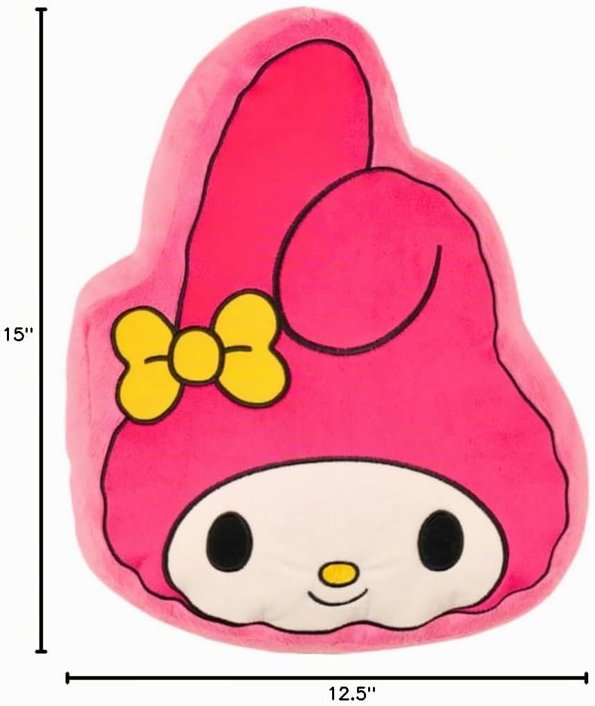 Hello Kitty y sus amigos My Melody - Almohada decorativa de peluche...