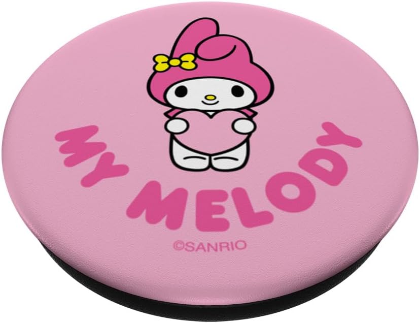 My Melody Character PopSockets PopGrip estándar delantero y trasero