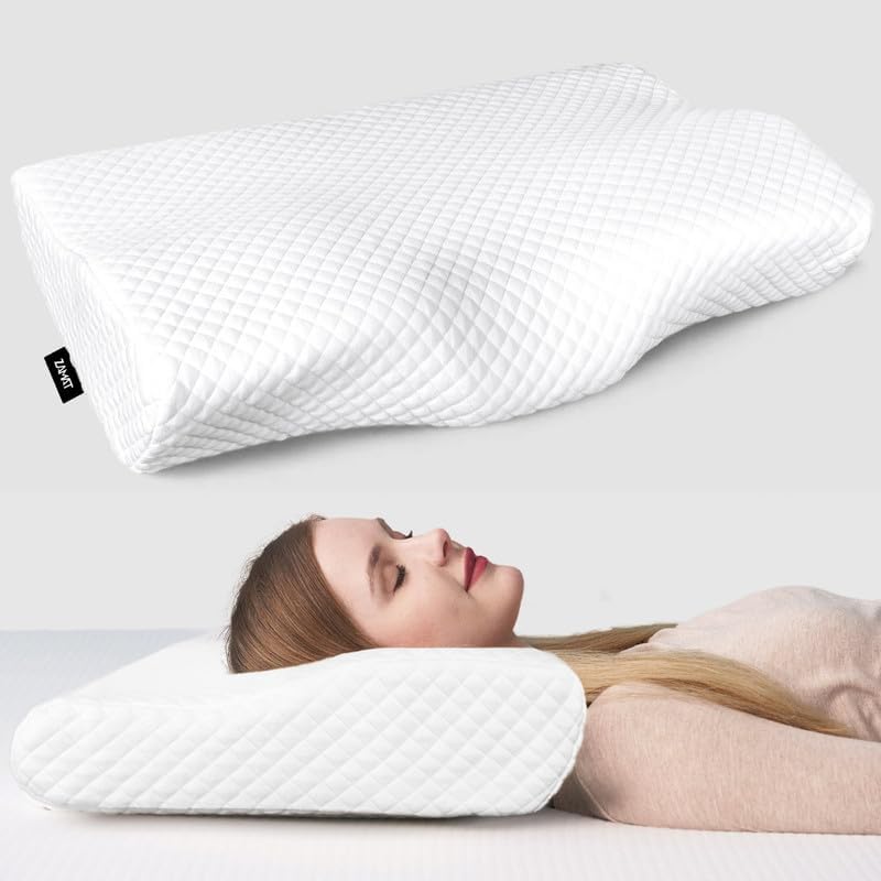 ZAMAT Almohada de espuma viscoelástica para aliviar el dolor de cue...