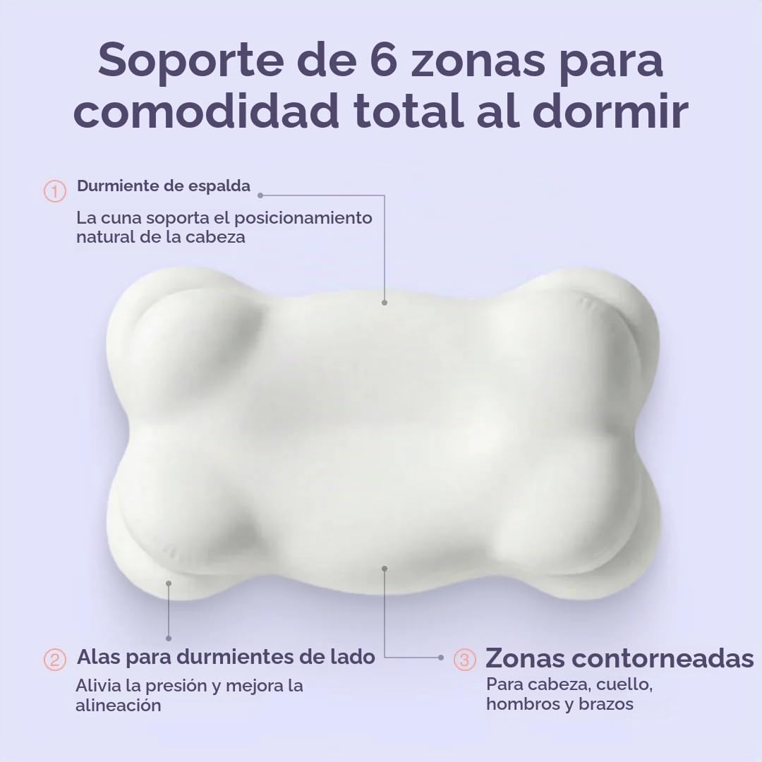 Mellow Almohada Cloud Alignment \u2013 Soporte ergonómico para alin...