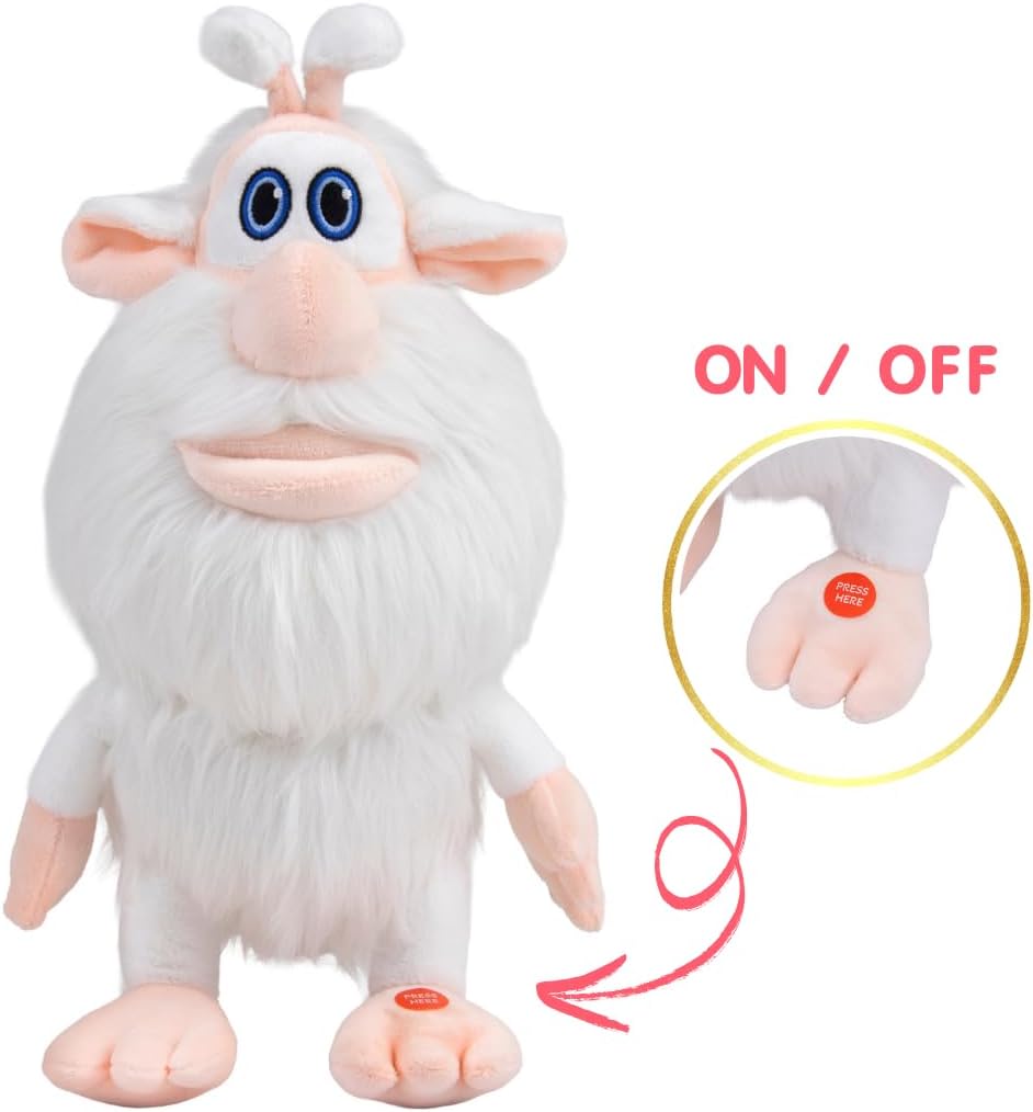 Booba Juguete de peluche parlante de 13.5 pulgadas, animal de peluc...