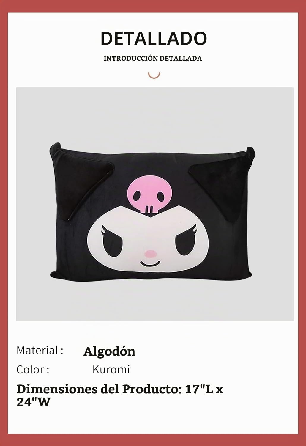 Funda de almohada linda de dibujos animados de anime de doble cara...