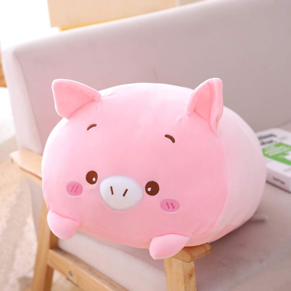 Jensquaify - Almohada de peluche de cerdo suave, juguete de animal...