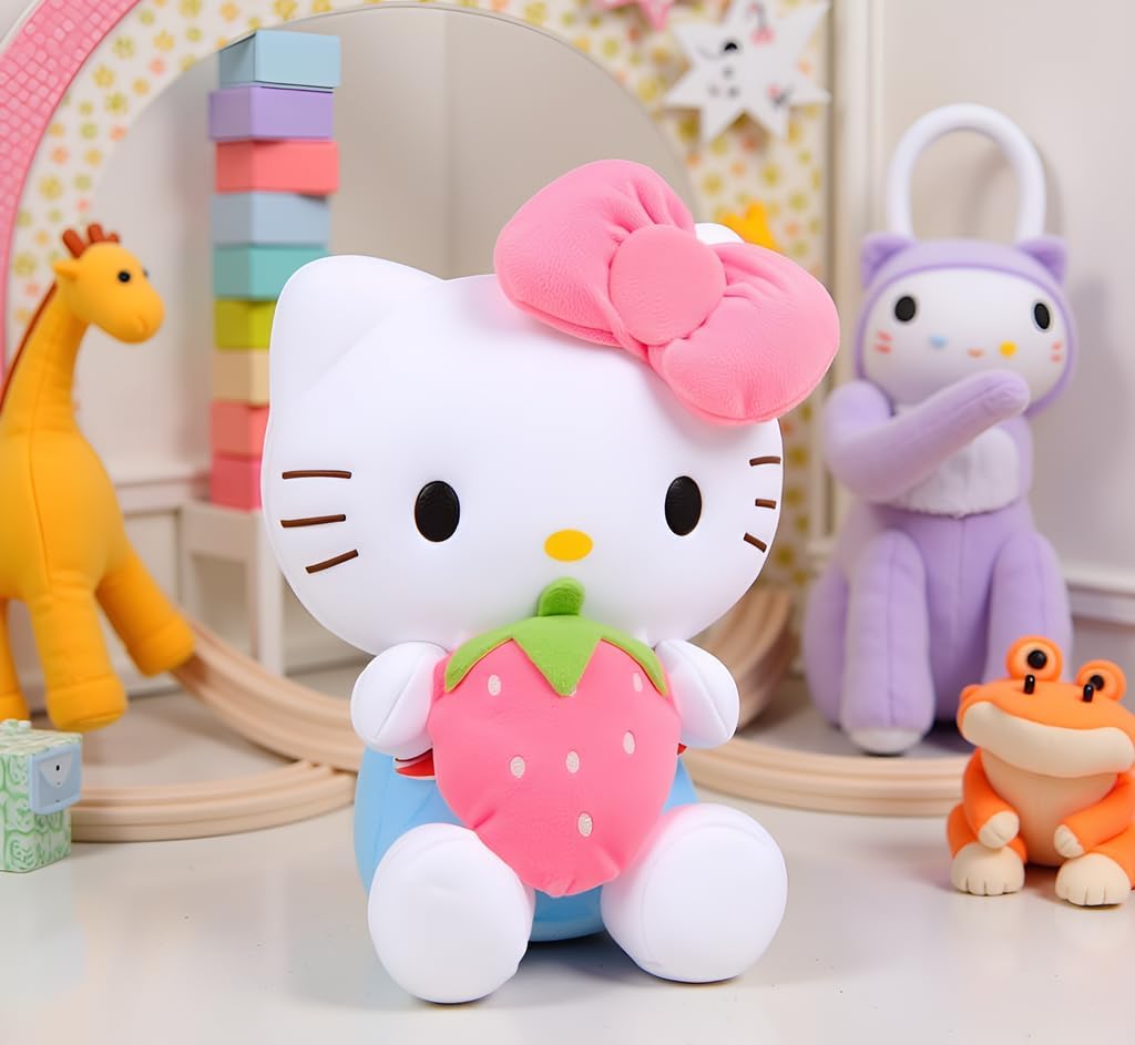 AlphaDesignLuxe Juguete de peluche de gatito de 17.5 pulgadas, anim...