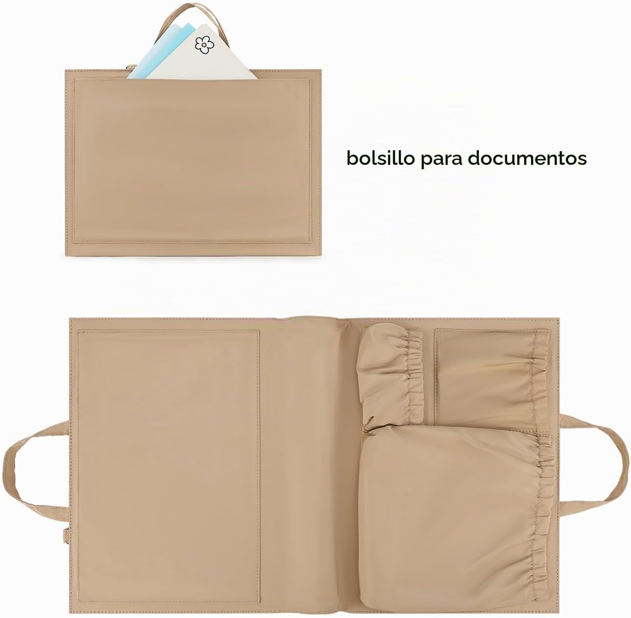 Lmbabter Organizador extraíble con bolsillo aislado, bolsa de pañal...