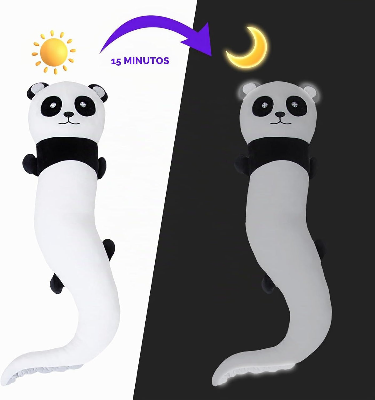 Tianmihou - Muñeca de peluche gigante de panda de 48 pulgadas, gran...