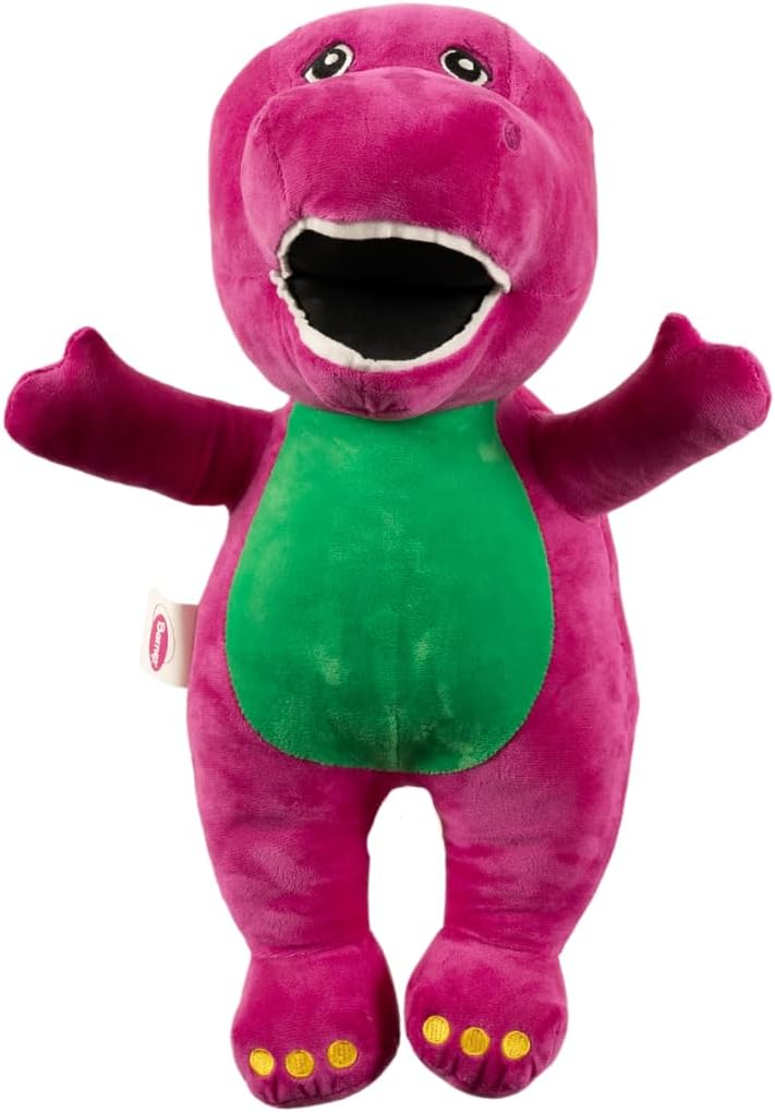 Collectibles Barney Classic Bedding - Almohada decorativa de felpa...