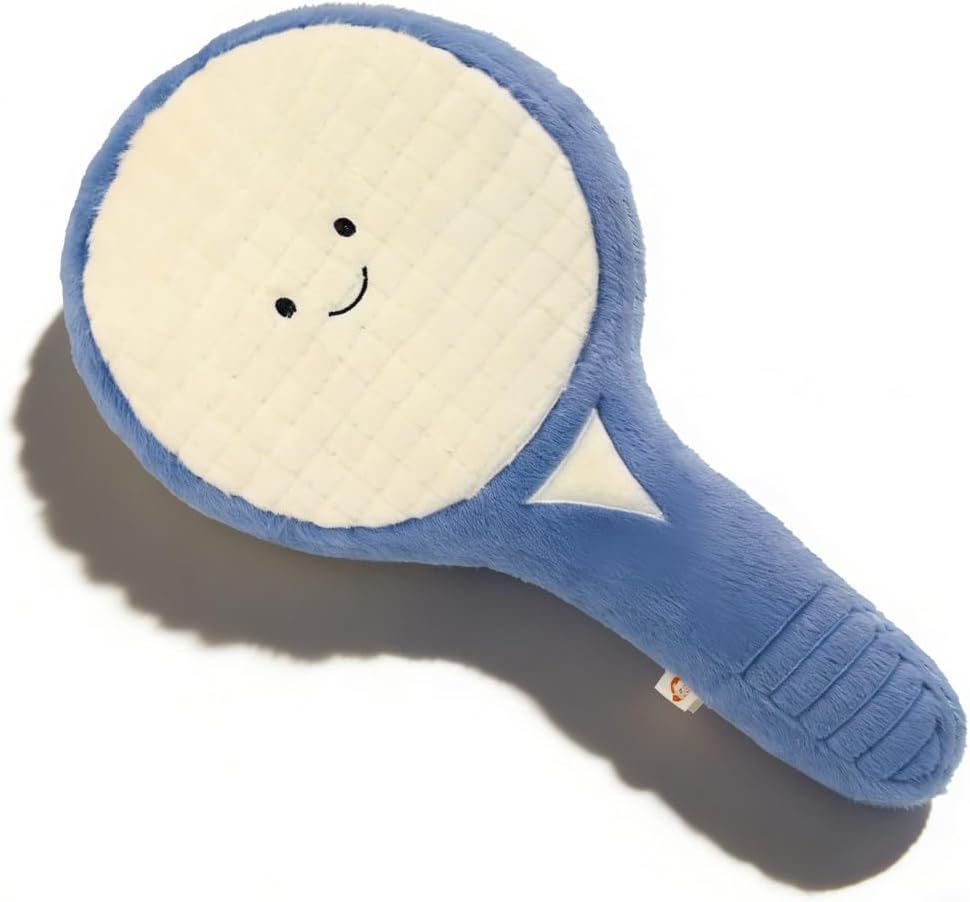 MUALML Linda Almohada de Felpa de Raqueta de Tenis Suave Animal de...