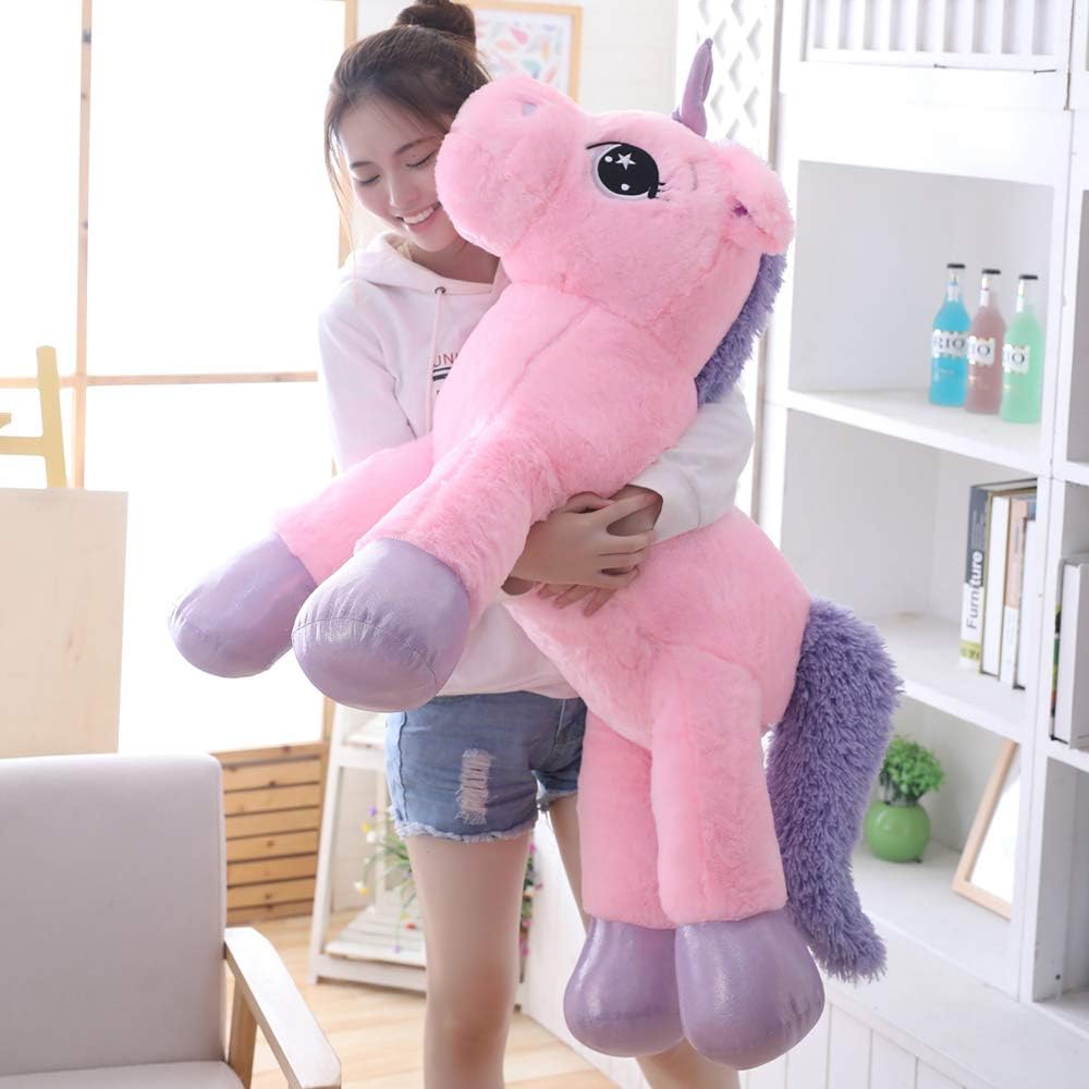 Sofipal Almohada grande de peluche de unicornio \u2013 Juguete de p...