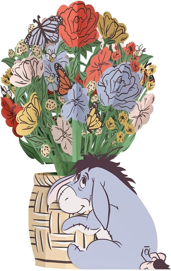 Lovepop Disney Eeyore - Ramo de flores de papel emergente, cumpleañ...