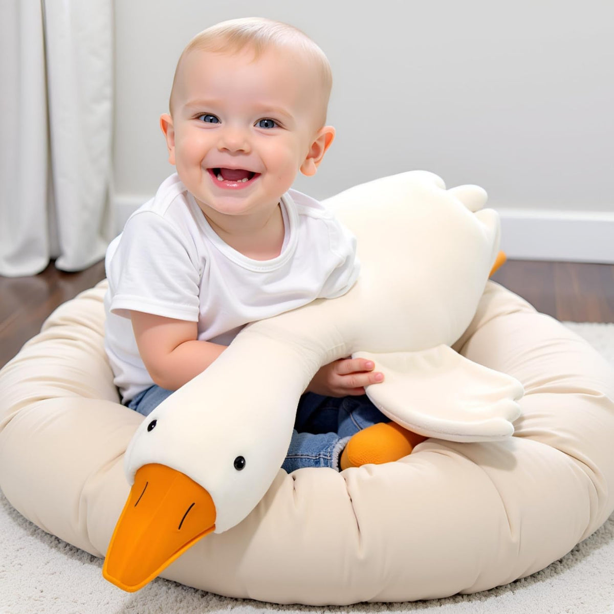 Ryttir Peluche Gigante de Ganso \u2013 Almohada de Peluche de Ganso...