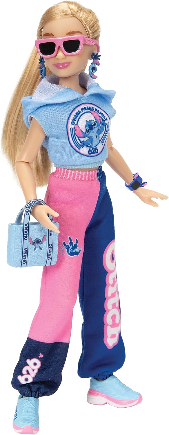 Disney ILY 4ever Muñecas de Moda de Stitch con Chaqueta Varsity de...