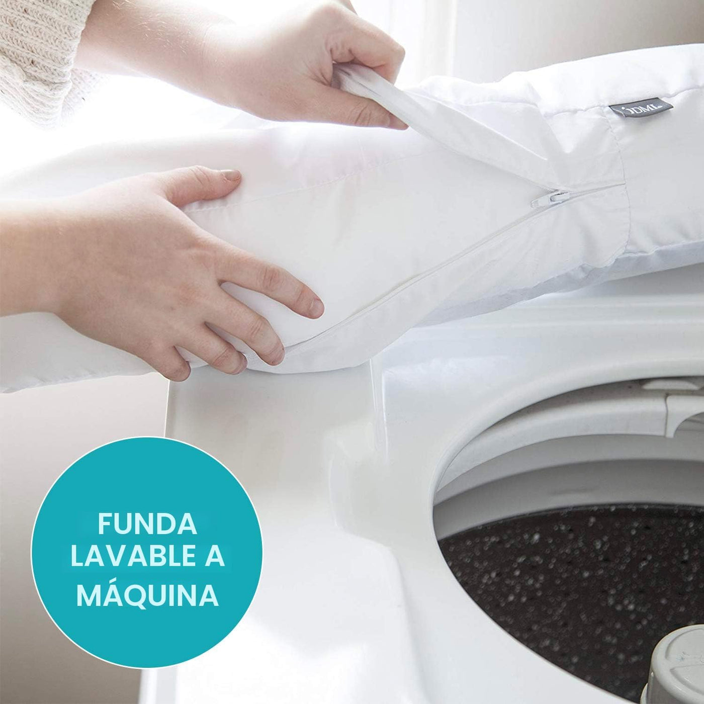 DMI Almohada de cuerpo de dureo-med lateral con soporte contorneado...