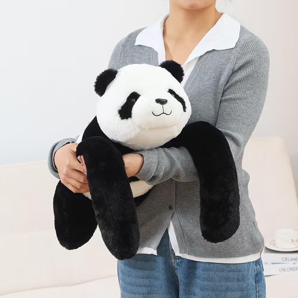Almohada de peluche de panda grande para abrazar para niños, regalo...