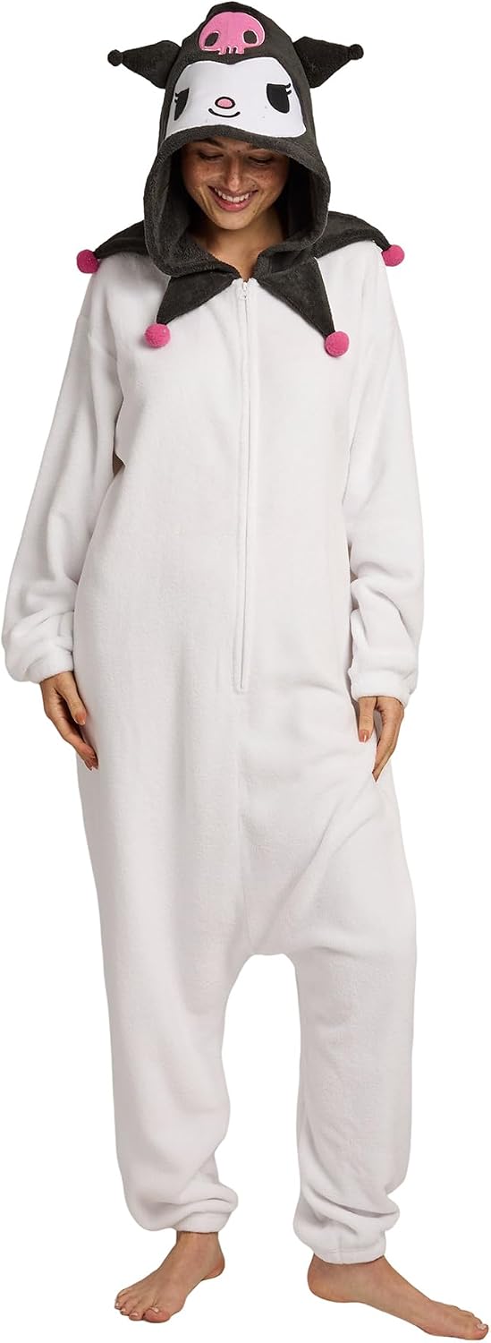 Bioworld Disfraz de Kigurumi con capucha de Hello Kitty