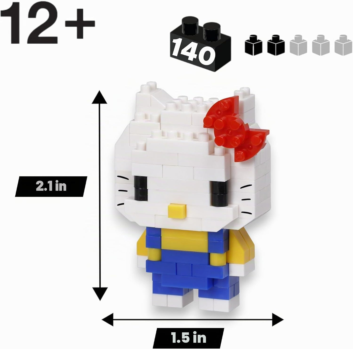 nanoblock - Sanrio - Hello Kitty ver. 2, kit de construcción de la...