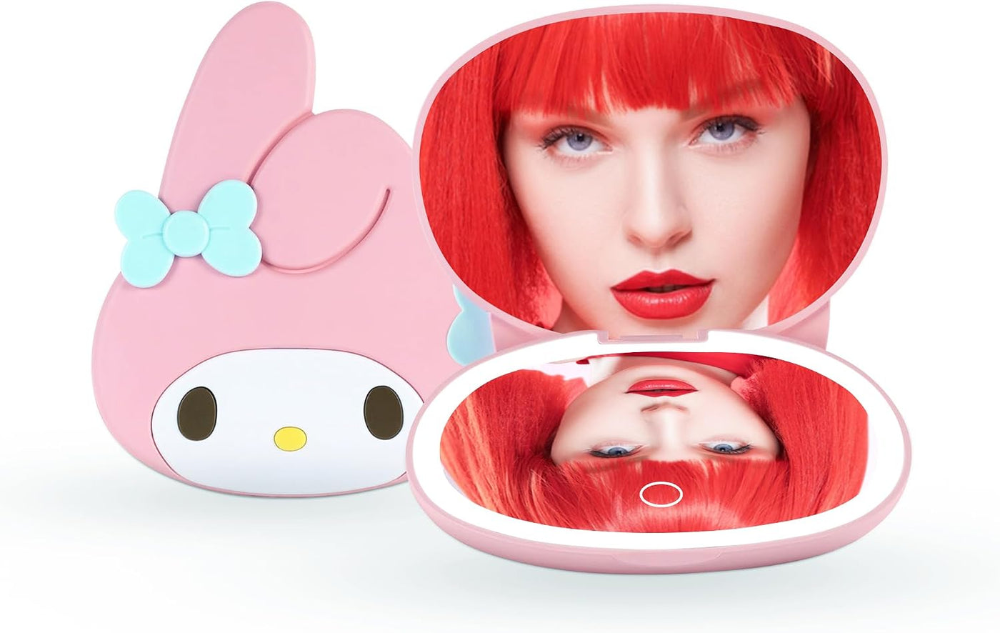 Impressions Vanity My Melody - Espejo compacto LED para bolso, espe...