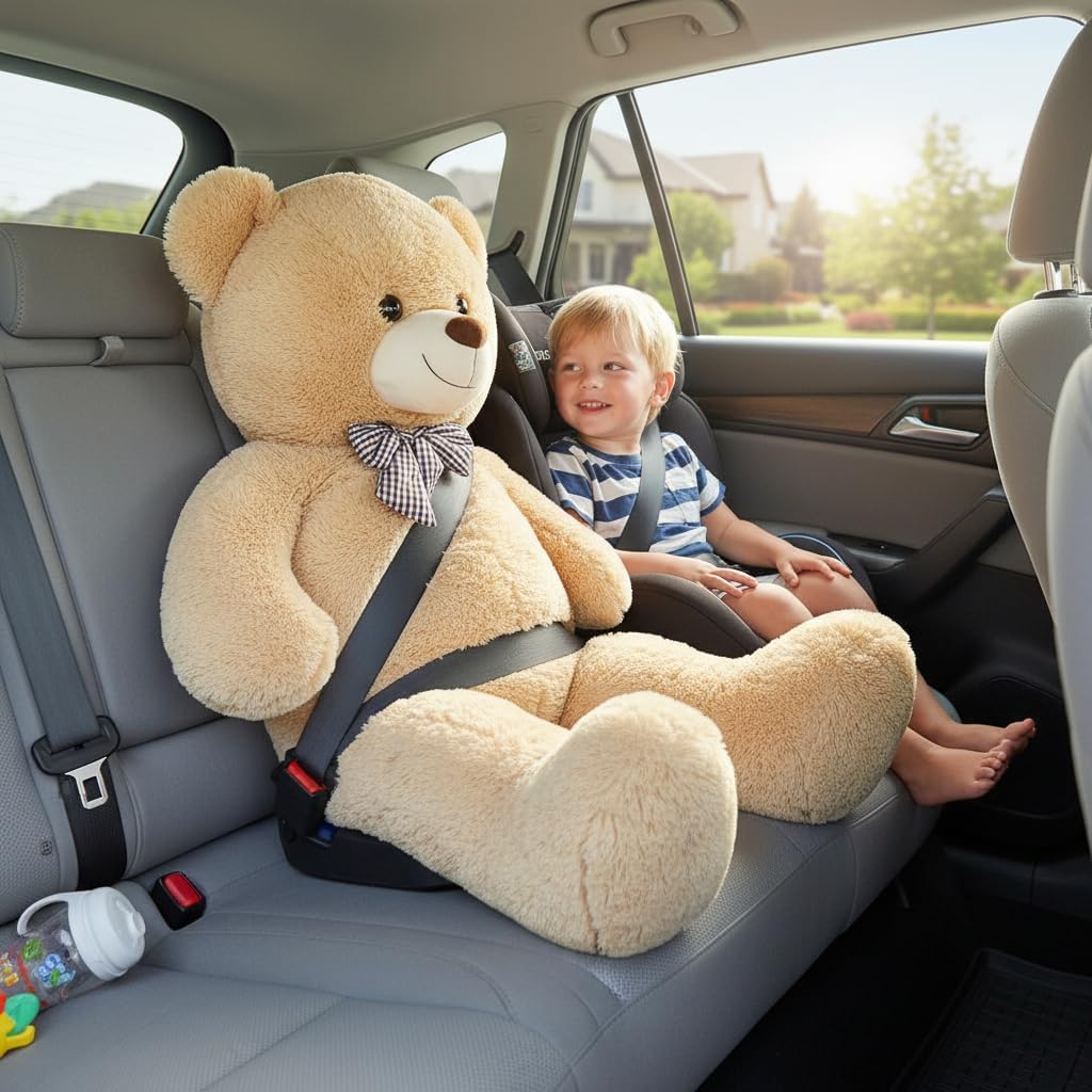 MorisMos Oso de peluche gigante de 4 pies, bonito oso de peluche gr...